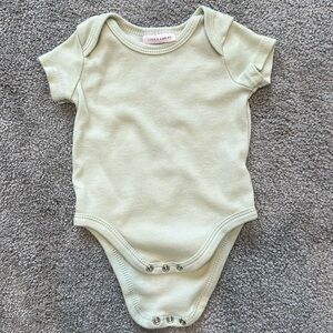 LAURA ASHLEY light green onesie